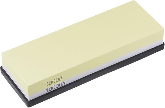 uxcell Sharpening Stones 180x60x29mm 5000/10000 Grit Combination Whetstone