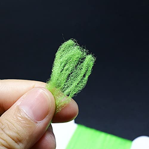 WellieSTR 8 Colors/Set Polypropylene Floating Yarn 1yards per Card Dry Fly fibers Spinner Wings Fly Tying Parachutes Materials - Thumbnail 3