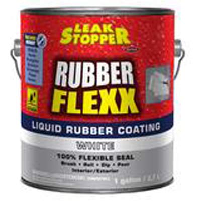 Leak Stopper Gardner-Gibson 5578-1-20 1-Gallon White Flexx liquid rubber coating Leak Stopper Gardner-Gibson 5578-1-20 1-Gallon White Flexx liquid rubber coating