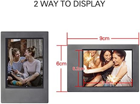 (7 Pack) Rieibi 3 Inch Polaroid Mini Photo Frame - Picture Frame Set for Polaroid and Instax Mini Evo/11/9/8/7+ Film - Photo Frame for Table Decoration