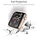 [2019 Upgrade] 38mm Silicone Smartwatch Band with Case Compatible for Apple Watch Series,Soft TPU Protector Case Cover Bumper Compatible for Apple Series 1/2/3,Fashion,High-quality
