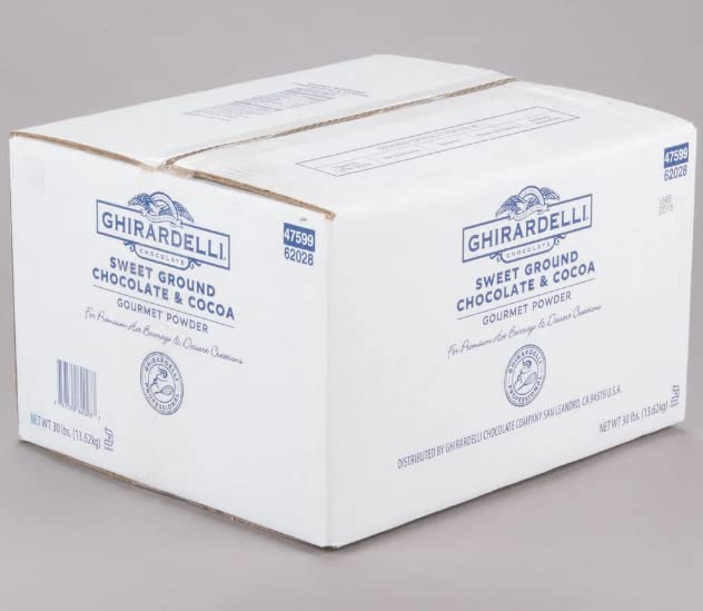 Ghirardelli Sweet Ground - Polvo de chocolate y cacao 30lb