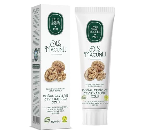 Doğal Ceviz Özlü, Ceviz Aromalı Diş Macunu, 90 ml