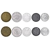 Austria 5 Mixed Coins | 1 Groschen to 1 Shilling | Austrian Currency Since 1946