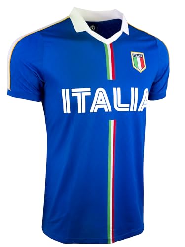 Men's Italy Short Sleeve Shirt, Italia Classic Performance Jersey2