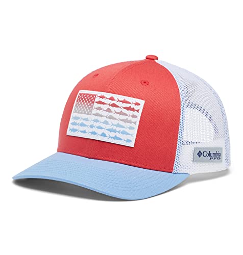 Image of Columbia Unisex-Adult PFG Snap Back Fish Flag Ballcap