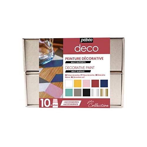Pébéo coffret collection deco pour personnaliser vos objets de décoration intérieure