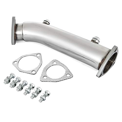Mophorn Stainless Steel Racing Turbo Downpipe Exhaust For 97-05 Audi A4 B5 B6 VW Passat 1.8T