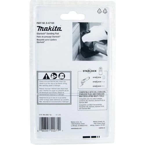 Makita B-67169 Starlock® Sanding Pad