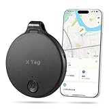 【ISTATSO】スマートトラッカー 紛失防止タグ 探し物発見器 忘れ物・落し物探知可能 軽量 全球GPS測位 IOS専用 超長持ち 簡単で使いやすい 鍵/スマホ/カバン/財布/高齢者用ステッキに掛ける 忘れ物防止タグ 日本語説明書付き (1個セット)(丸型)