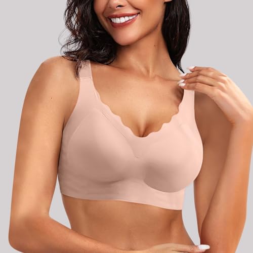 Sujetadores sin aros con efecto push-up suave y copas festoneadas que realzan con comodidad 3