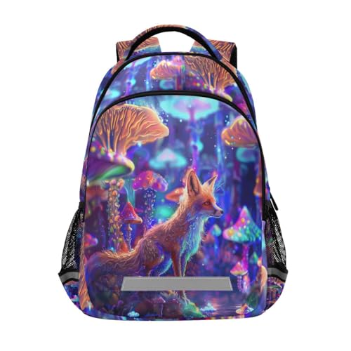Sac décontracté Fox Mushrooms motif champignons fluo taille unique mixte