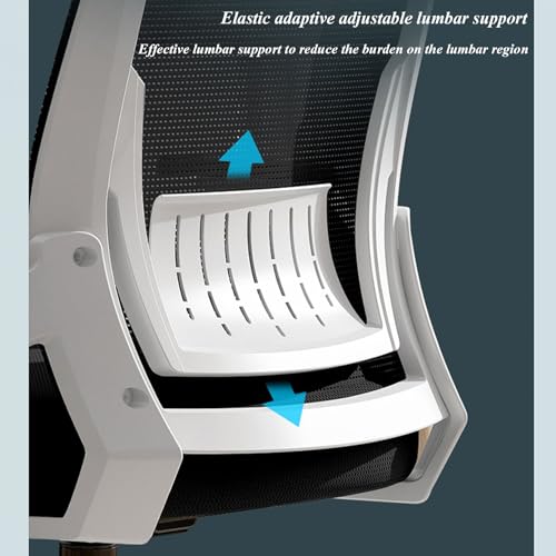 Chaise de bureau ergonomique avec appui-tête et support lombaire
