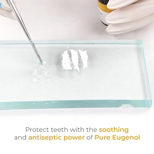 Waldent Pure Eugenol 15ml | Extra Pure Clove Oil for Dental Pain Relief | Temporary Filling Material | Cavity Liner | ISO Certified | Autoclavable