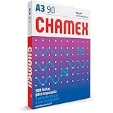 Chamex 03071740178 Papel Branca, A3-297 420mm, Pacote com 500 Folhas