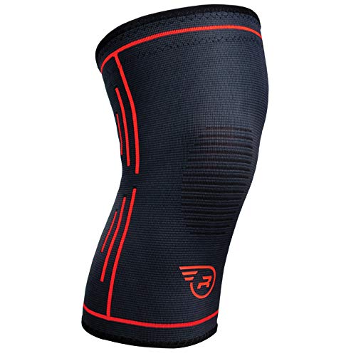 Knee Support Brace - Single Wrap Compression Sleeve Stabilizer for Running, Weightlifting, Soccer