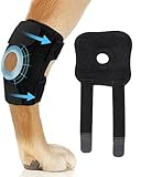 DAFNE Knieschützer für Hunde & Katzen - Verstellbare Kniebandage bei Patellaluxation, Für Rehabilitation von Bänderriss, Arthritis & Gelenkproblemen,Atmungsaktive Stützbandage für Vorder/Hinterbeine