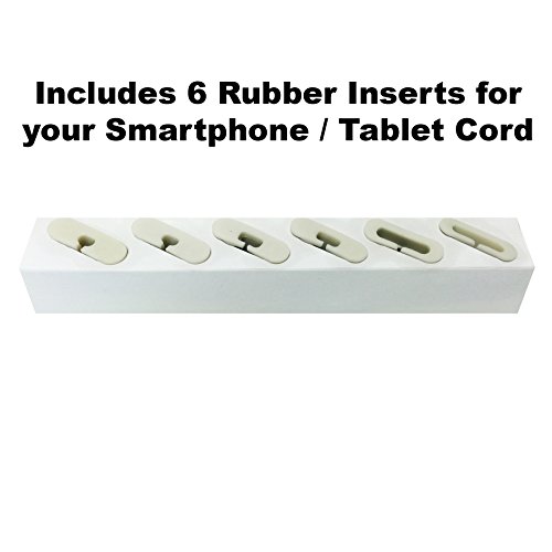 All-in-One Desk Organizer & Docking Station/Stand for iPad/iPhone/Tablets/Smartphones with 3 USB Ports