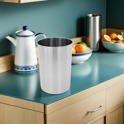 Caneca de basura integrada de acero inoxidable para cocina miniatura 6