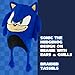 Sonic the Hedgehog Beanie Hat and Glove Set, Kids Knitted Winter Hat and Gloves, Tassels, Blue, One Size