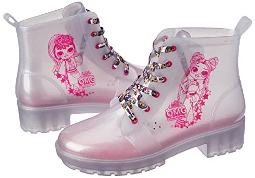 Bota LOL OMG Trendy Dolls, Grendene Kids, Meninas, Branco Perolado Glitter, 28