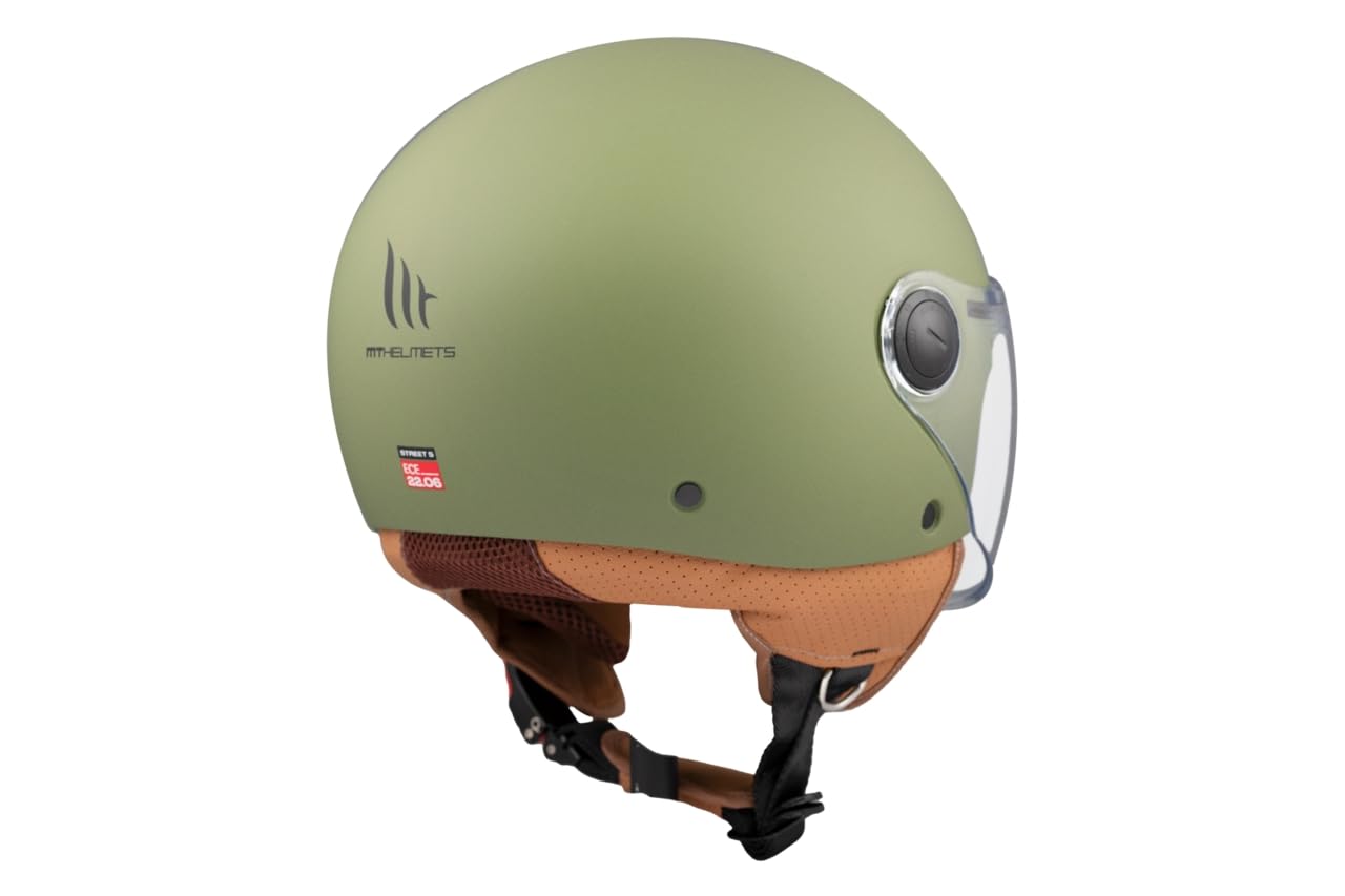 CASCO MTB STREET S SOLID A6, Verde Opaco (Green), L