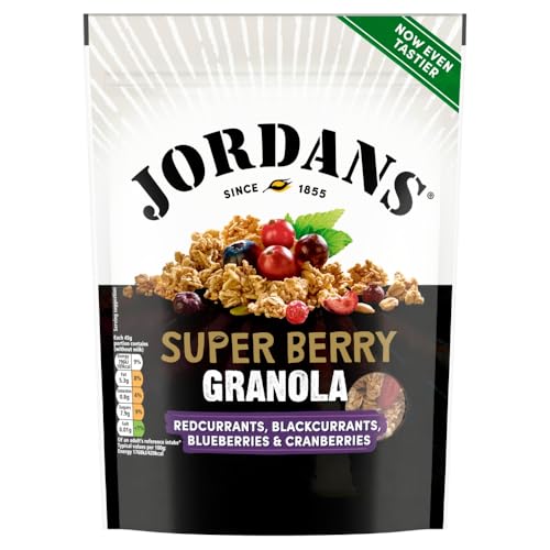 Jordans Granola Super Berry, Breakfast Cereal, High Fibre, 500 g