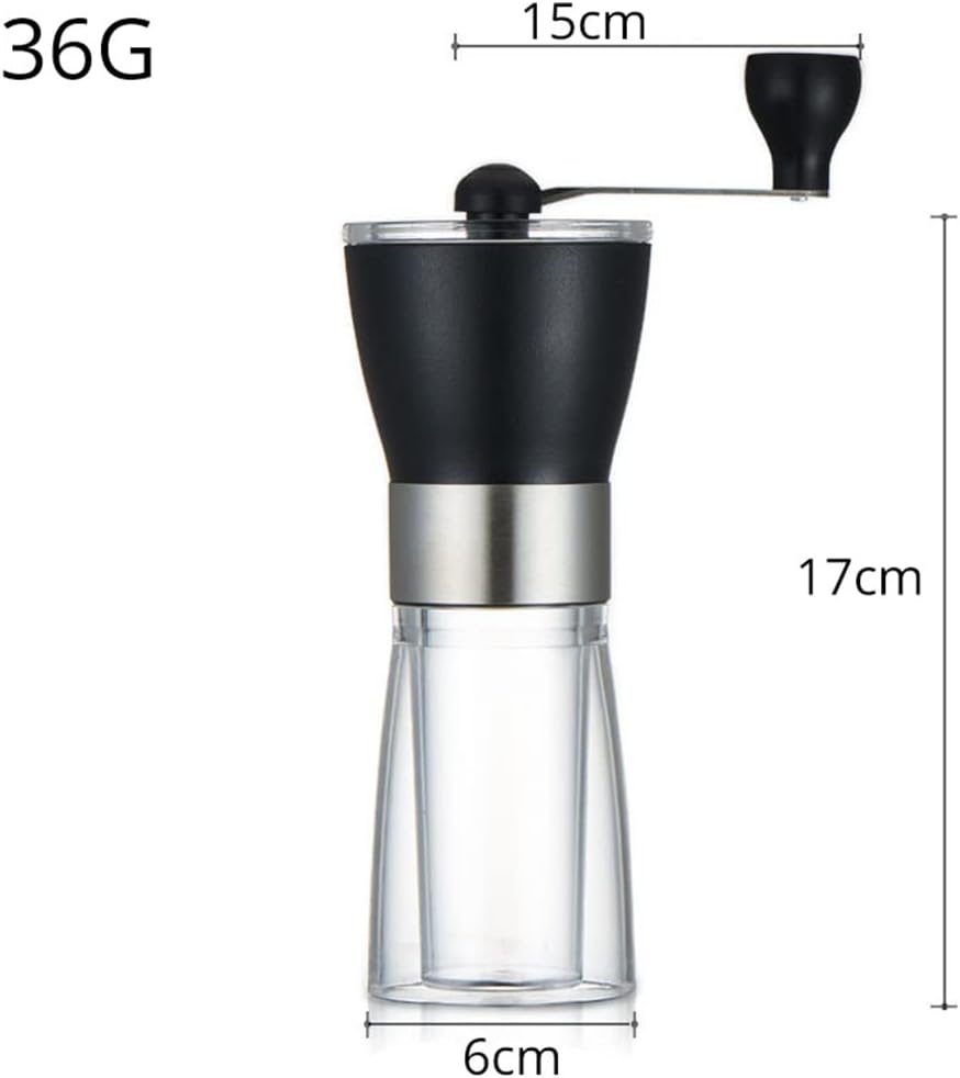 Manual Ceramic Burr Coffee Bean Grinder Mills | Conical Adjustable Assembly For Brewing