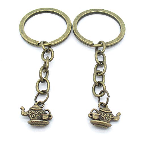 Porte-clés bouilloire finition bronze ancien AA442 l'élégance vintage