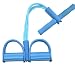 Tofreedomwind 20" 11" 4 Tubes Natural Latex Foot Pedal Elastic Pull Rope Fitness Equipment Bodybuilding Expander for Abdomen/Waist/Arm/Leg Stretching Slimming Training (Blue)