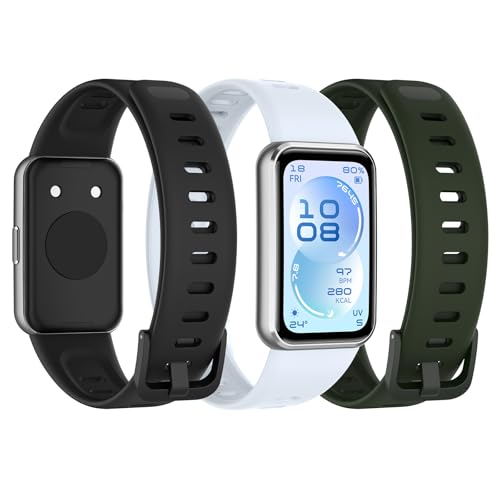 [Bigqin] Huawei Band 11 Pro/Band 11 �p�� �o���h �ւ��x���g [3�F�Z�b�g] �\�t�g�V���R���� �����o���h �ʋC �y�� �V���v�� ���߉\ ��t�ȒP