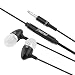 eForCity Universal 3.5mm In-Ear Stereo Headset with On-Off and Mic for Samsung Galaxy Note 4 - Retail Packaging - Black