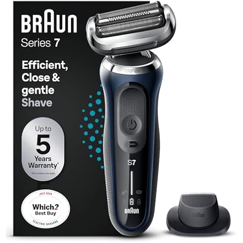 Braun Series 7 Electric Shaver with Trimmer Cover