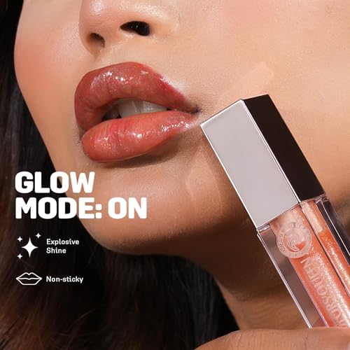 Image of Colors Queen Lip Luminizer Lip Gloss for Women | Hydrating & Glass Shine Finish | Highly Pigmented, Lightweight & Non-Sticky Formula | One Stroke Application | Long Lasting Lip Gloss Infused with Shea Butter (17 - Gold Digger, 9ml)