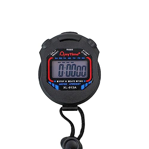 Cronômetro Digital De Mão Hora Alarme Esportivo Natação Crossfit Corrida
