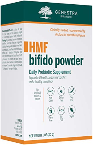Genestra Brands HMF Bifido Powder | GI Health, Abdominal Comfort and Healthy Microflora Support | 1 Ounce
