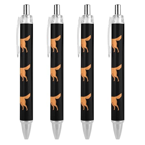 Bolígrafos de Golden Retriever para oficina y estudio, pack de 4