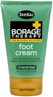 ShiKai Borage Therapy Foot Cream, Unscented 4.2 fl oz (125 ml) (Pack of 1)