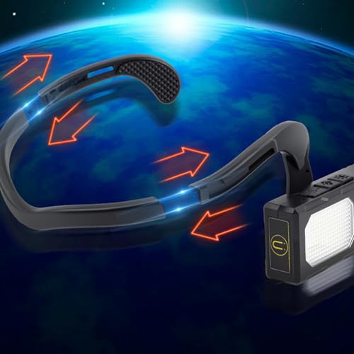 Linterna frontal recargable con sensor ajustable que elimina las manos ocupadas 4