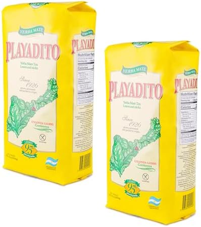 Yerba Mate Playadito 1 kg. | 2.2 lbs. - 2 Pack.