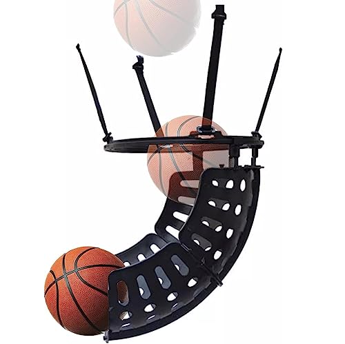 Portable Basketball Returner Trainer Easy Setup, 360 Degree Rotation, PP Plastic for Efficient Shooting Practice for Players of All Levels
