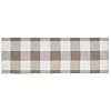 VHC Brands Runner 12×36 Cotton Dining Room Kitchen Table Runner Country Farmhouse Style Annie Buffalo Check Brown White