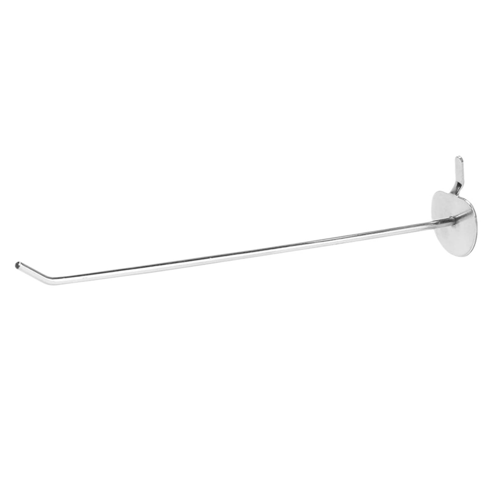 Mdsrfgn One Color Shop Shelf Hooks 5Pcs Display Hooks Storage Racks Supermarket Shelf Hanger Single Pegboard Hook Peg Retail Shop Garage Kitchen Rack(A-20Cm)