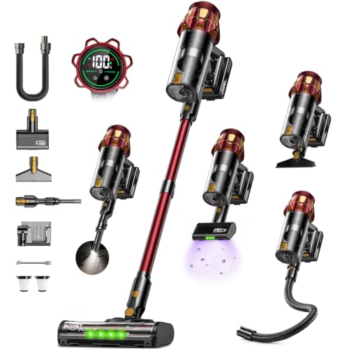 EIEIHEY 600W Anti-Tangle Cordless Stick Vacuum