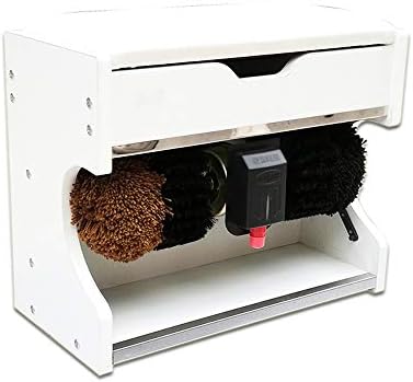 Scrub Polishing Machine, Floor-Standing Fully Automatic Cleaning Processor for Home Hotel Lobby Foyic Cleaning Processor for Home Hotel Lobby Foyer Electric Shoe Polisher (Color : B) (A)