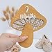 Baby Monthly Milestone, Wooden Baby Milestone Signs, Monthly Milestone Wood Discs, Baby Milestone Discs (3D Mushroom)