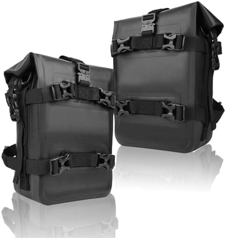 Bolsa Equipaje Moto 1-2 Piezas de Barras de Choque para Marco de ...