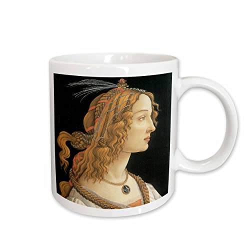 3dRose Young Woman in Mythological Guise by Sandro Botticelli 11oz Mug