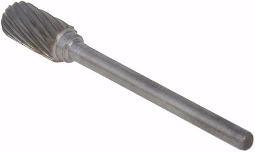 Vista 14 de Utoolmart Limas rotativas de carburo de tungsteno de 0.118 in, vástago de 0.118 in, herramienta de rebabas rotativas de forma cilíndrica dentada