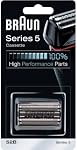 Braun Series 5 52B Cassette Replacement Heads for Men's Electric Shaver